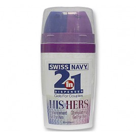Gel Bôi Trơn Cao Cấp Swiss Navy His & Hers - Mượt Mà Cho Nữ, Kéo Dài Quan Hệ Cho Nam